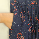 Second-Hand - Country Road Ring Patterned Pleated Skirt Size 6 - SwapUp