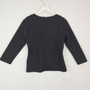Second-Hand - Seed Black Textured Top Size XS - SwapUp