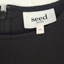 Second-Hand - Seed Black Textured Top Size XS - SwapUp