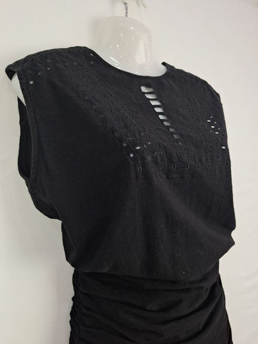 Second-Hand - Country Road Black Flirty Edgy Mini Dress Size XS - SwapUp