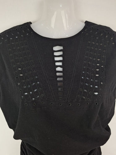 Second-Hand - Country Road Black Flirty Edgy Mini Dress Size XS - SwapUp