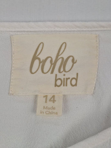Second-Hand - Boho Bird Bright White Capsule Cami Top Size 14 - SwapUp