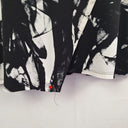 Second-Hand - Liz Jordan Wavy Marble Monochrome Midi Dress Size M - SwapUp