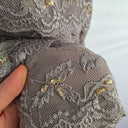 Second-Hand - Grace Hill Taupe Luxe Lace Midi Dress Size 10 - SwapUp
