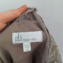 Second-Hand - Grace Hill Taupe Luxe Lace Midi Dress Size 10 - SwapUp