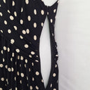 Second-Hand - Laura Ashley Polka Dot Mesh V Neck Swing Dress Size 12 - SwapUp