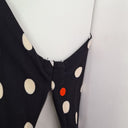Second-Hand - Laura Ashley Polka Dot Mesh V Neck Swing Dress Size 12 - SwapUp