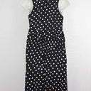 Second-Hand - Laura Ashley Polka Dot Mesh V Neck Swing Dress Size 12 - SwapUp