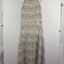 Second-Hand - Sonder Stories Light Caramel Animal Print Maxi Dress Size 14 - SwapUp