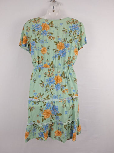 Second-Hand - Grace & Co Everyday Tie Waist Sun Dress Size 8 - SwapUp