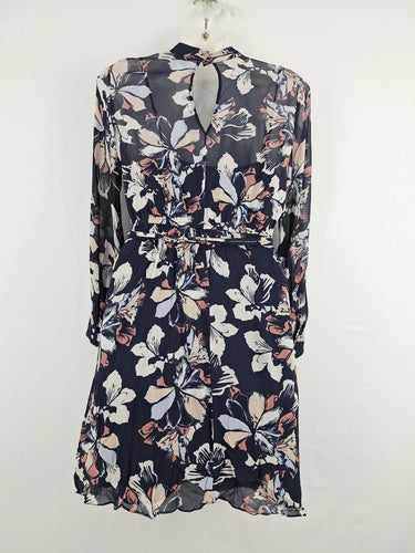 Second-Hand - Witchery Flowering Lilies High Neck Dress Size 6 - SwapUp