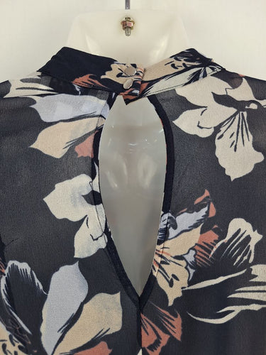 Second-Hand - Witchery Flowering Lilies High Neck Dress Size 6 - SwapUp