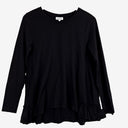 Second-Hand - Seed Frill Detail Long Sleeve Top Size XS - SwapUp