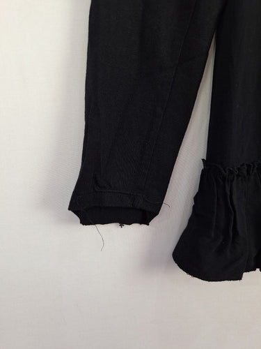 Second-Hand - Seed Frill Detail Long Sleeve Top Size XS - SwapUp