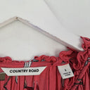 Second-Hand - Country Road Dusty Pink Tulip Printed Blouse Size 6 - SwapUp