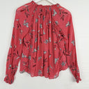 Second-Hand - Country Road Dusty Pink Tulip Printed Blouse Size 6 - SwapUp