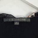 Second-Hand - Liz Jordan Seer Floral Blouse with Ruffled Neck Line Size 8 - SwapUp