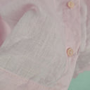 Second-Hand - Yarra Trail Sherbet Pink Boxy Linen Shirt Size 12 - SwapUp