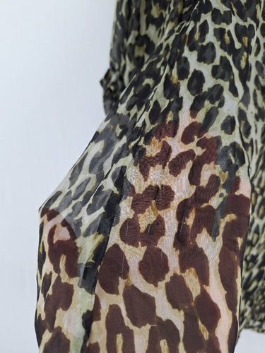 Second-Hand - Joey The Label Sheer Silk Wild Woman Top Size 10 - SwapUp