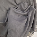 Second-Hand - Morrison Grey Graphic Dolman Sleeve Silk Top Size S - SwapUp
