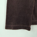 Second-Hand - Sonia Rykiel Chocolate Velour Raw Seam Top Size S - SwapUp