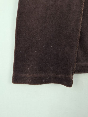 Second-Hand - Sonia Rykiel Chocolate Velour Raw Seam Top Size S - SwapUp