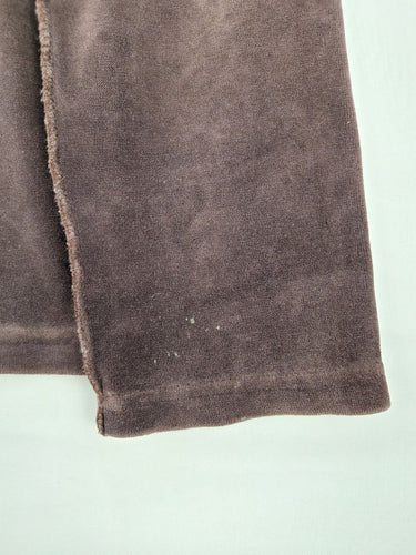 Second-Hand - Sonia Rykiel Chocolate Velour Raw Seam Top Size S - SwapUp