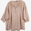 Second-Hand - Sisley Blush Flowy Oversized Top Size M - SwapUp