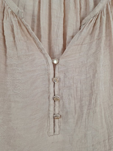 Second-Hand - Sisley Blush Flowy Oversized Top Size M - SwapUp