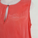 Second-Hand - Skin & Threads Flamingo Pink Silk Everyday Dress Size S - SwapUp