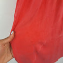 Second-Hand - Skin & Threads Flamingo Pink Silk Everyday Dress Size S - SwapUp