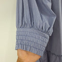Second-Hand - Kinney Blue Micro Gingham Babydoll Dress Size M - SwapUp