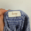 Second-Hand - Kinney Blue Micro Gingham Babydoll Dress Size M - SwapUp