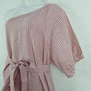 Second-Hand - Adrift Beverley Hills Linen One Shoulder Dress Size XXL - SwapUp