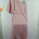 Second-Hand - Adrift Beverley Hills Linen One Shoulder Dress Size XXL - SwapUp