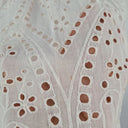 Second-Hand - Y.A.S Faint Apricot Broderie Anglaise Mini Dress Size M - SwapUp
