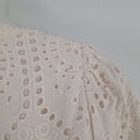 Second-Hand - Y.A.S Faint Apricot Broderie Anglaise Mini Dress Size M - SwapUp