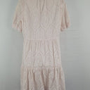 Second-Hand - Y.A.S Faint Apricot Broderie Anglaise Mini Dress Size M - SwapUp