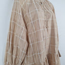 Second-Hand - Zoe Kratzmann Cashew Drop Waist Check Mini Dress Size M - SwapUp