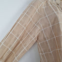 Second-Hand - Zoe Kratzmann Cashew Drop Waist Check Mini Dress Size M - SwapUp