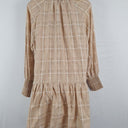 Second-Hand - Zoe Kratzmann Cashew Drop Waist Check Mini Dress Size M - SwapUp