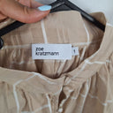 Second-Hand - Zoe Kratzmann Cashew Drop Waist Check Mini Dress Size M - SwapUp