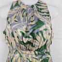 Second-Hand - POL Satin Leafy High Neck Vacation Dress Size 12 - SwapUp