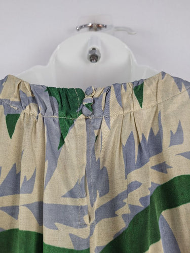 Second-Hand - POL Satin Leafy High Neck Vacation Dress Size 12 - SwapUp