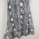 Second-Hand - M&S Blue Reptile Collared Mini Dress Size 10 - SwapUp