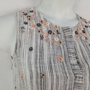 Second-Hand - irabira Embroidered Floral Stripe Spring Dress Size M - SwapUp
