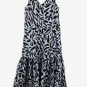 Second-Hand - Witchery Dusk Blue Brushstroke Maxi Dress Size 6 - SwapUp