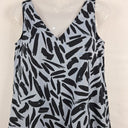 Second-Hand - Witchery Dusk Blue Brushstroke Maxi Dress Size 6 - SwapUp