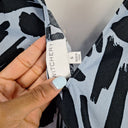 Second-Hand - Witchery Dusk Blue Brushstroke Maxi Dress Size 6 - SwapUp