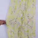 Second-Hand - Kachel Lemon Rose Petal Sleeve Mini Dress Size 10 - SwapUp